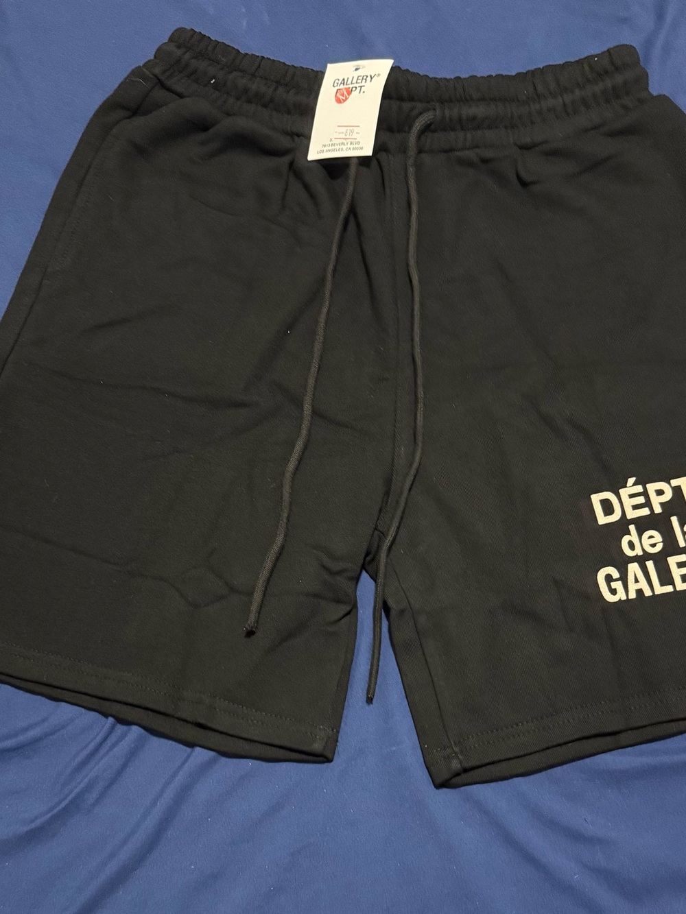 Gallery Dept. Dépt. de la Galerie Black Sweat Shorts Size M | Made in USA | New